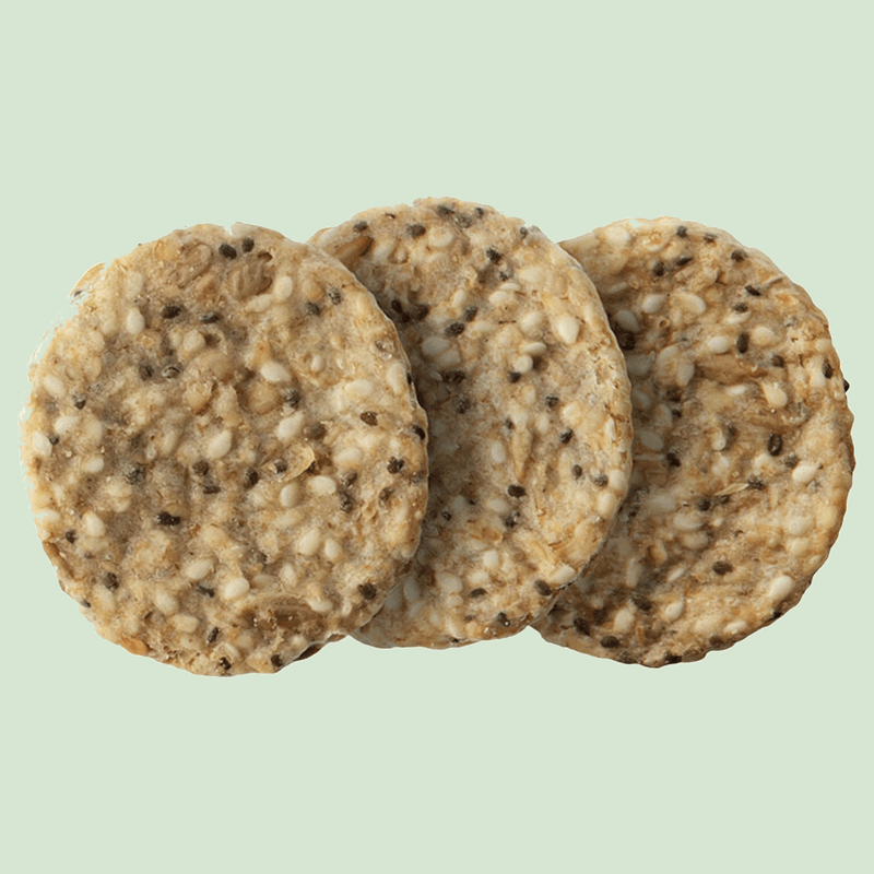 Protein Crackers — Sesame & Flax Seed