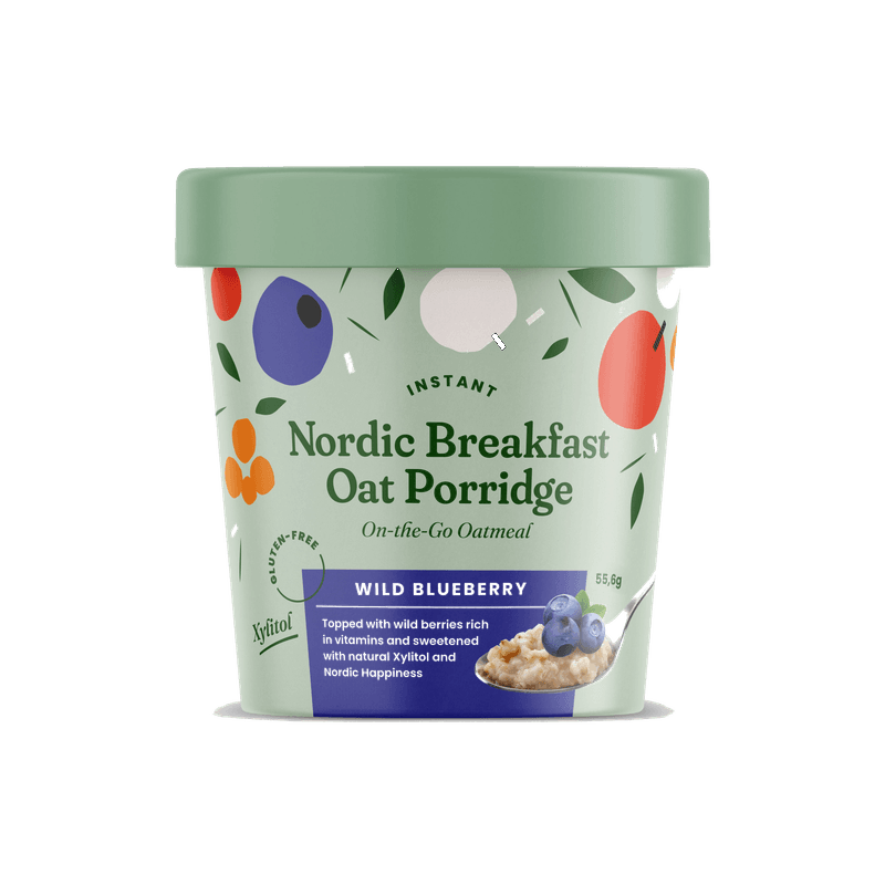 Wild Blueberry Oat Porridge